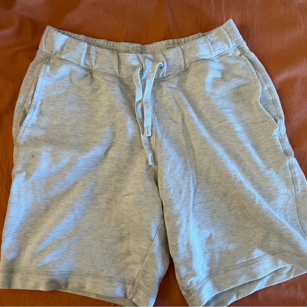 Uniqlo cotton blend shorts in off white, men’s S